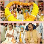 मां शारदा के पुजारी धीरज महराज एवं नितिन महराज  का पुत्र सौरज पांडेय द्वारा मनाया गया जन्मोत्सव