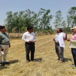 खरीदी केंद्रों एवं निर्माण कार्यो का कलेक्टर ने लिया जायजा