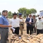 कलेक्‍टर ने खरीदी केन्‍द्र का किया निरीक्षण, दिये आवश्‍यक निर्देश