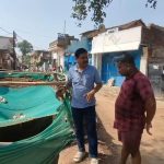 आठ माह से अधर में लटकी सीवर लाइन परियोजना, मुक्तिधाम मार्ग बना खतरे का रास्ता