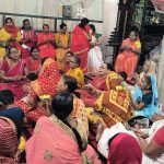 सोमवती अमावस्या पर सिद्ध पीठ काली माई मंदिर में गूंजा दुर्गा चालीसा पाठ