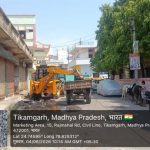 स्वच्छता सर्वेक्षण नाली अभियान के तहत नगर में नाली सफाई होने के बाद कचरा उठवा कर करायी गई सफाई