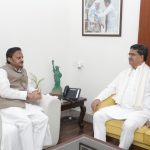 त्रिपुरा के मुख्यमंत्री डॉ. माणिक साहा का उप मुख्यमंत्री श्री राजेन्द्र शुक्ल ने किया अभिनंदन