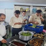 रोपवे परिसर की कैंटीन में खाद्य सामग्री की गुणवत्ता की जांच