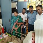 कलेक्टर, एसपी, डीएफओ और जिला पंचायत सीईओ ने बरही अस्पताल में मरीजों से जाना उपचार का हाल