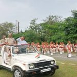 पुलिस अधीक्षक एवं अपर कलेक्टर ने पुलिस परेड ग्राउंड का किया निरीक्षण
