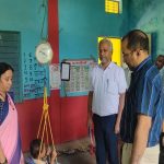 एडीएम ने गिरवा आंगनवाड़ी केंद्र का किया निरीक्षण