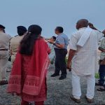 गऊ घाट का कलेक्टर एवं एसपी ने किया निरीक्षण, विसर्जन व्यवस्था के दिए निर्देश