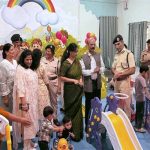 महिला पुलिस कर्मियों के बच्चों की सुविधा के लिए पुलिस पब्लिक स्कूल नेहरू नगर में नवनिर्मित वात्सल्य झूलाघर का शुभारंभ