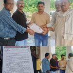 नगर की बदहाल व्यवस्थाओं को लेकर कांग्रेस ने खोला मोर्चा, पार्षद जयशंकर उरमलिया के नेतृत्व में एसडीएम को सौंपा ज्ञापन, समस्याओं के शीघ्र निराकरण की मांग